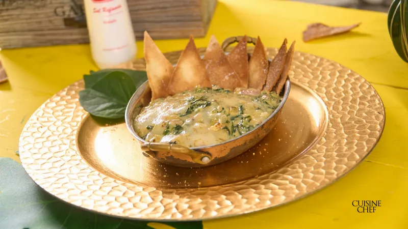 Receta de Aprende a preparar el dip de espinaca perfecto.