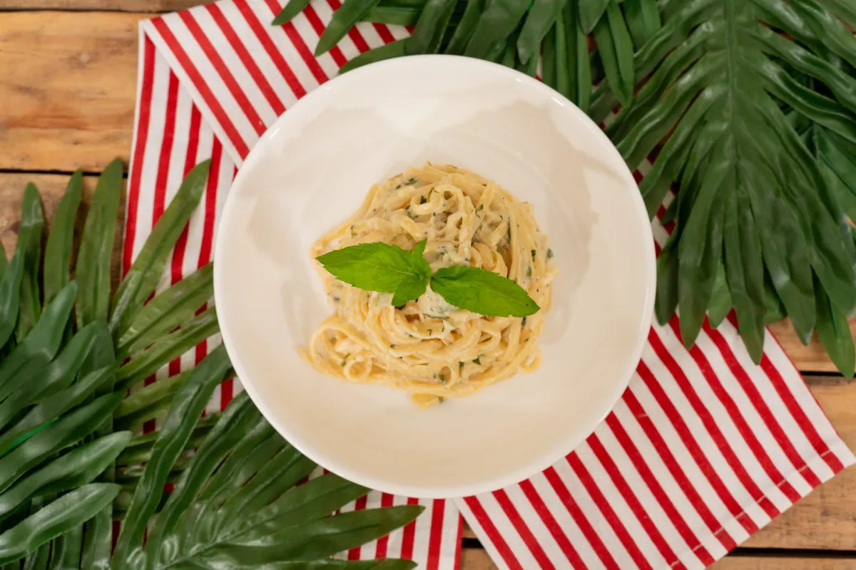 Receta de Pasta con Salsa de Limón y Menta