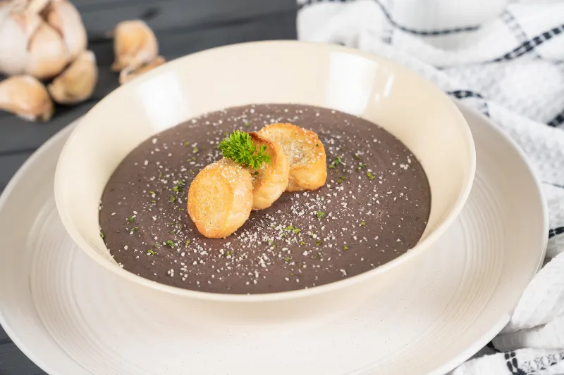Receta de Receta de Sopa de Habichuela Negra Cuisine chef