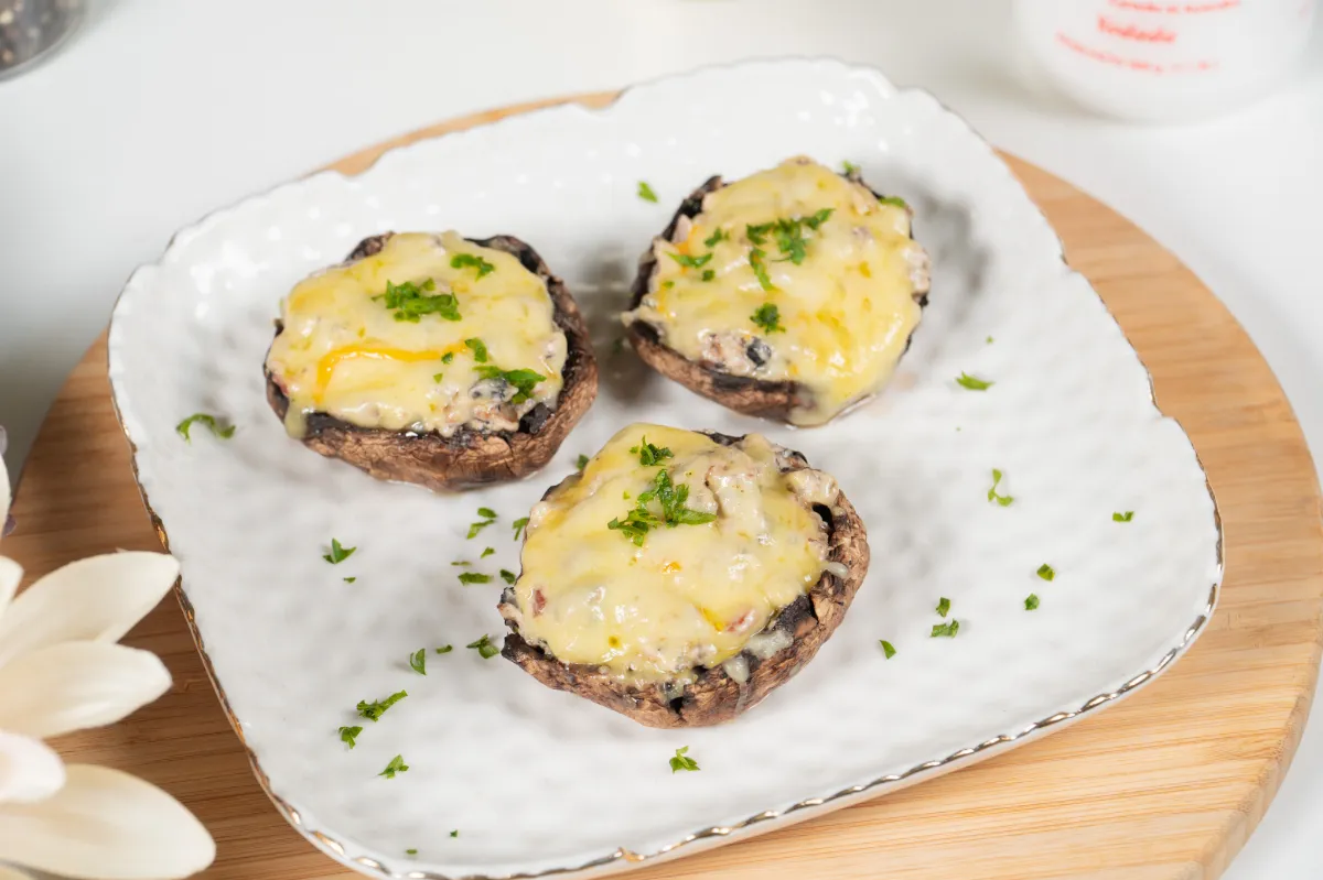 Receta de Deliciosos Hongos Rellenos: Receta Fácil y Sabrosa