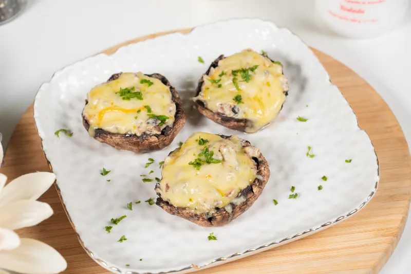 Receta de Deliciosos Hongos Rellenos: Receta Fácil y Sabrosa