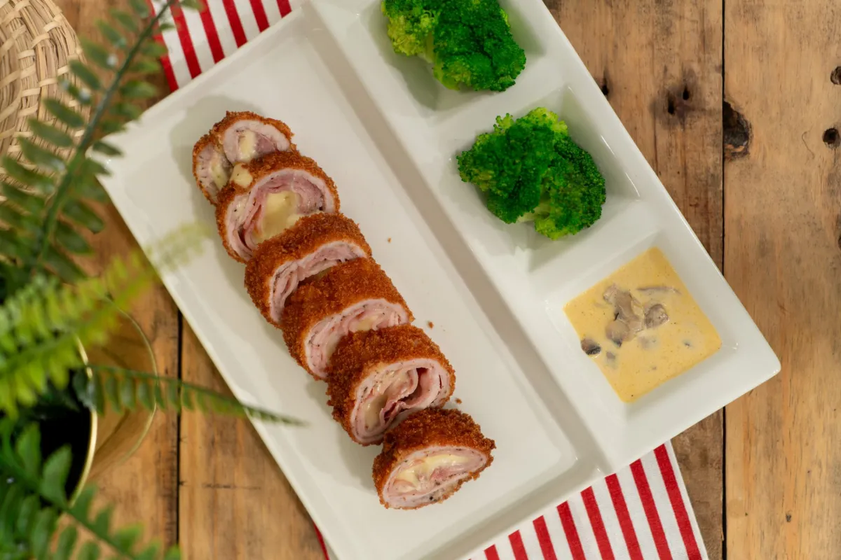 Receta de Lomo de cerdo a la cordon blue