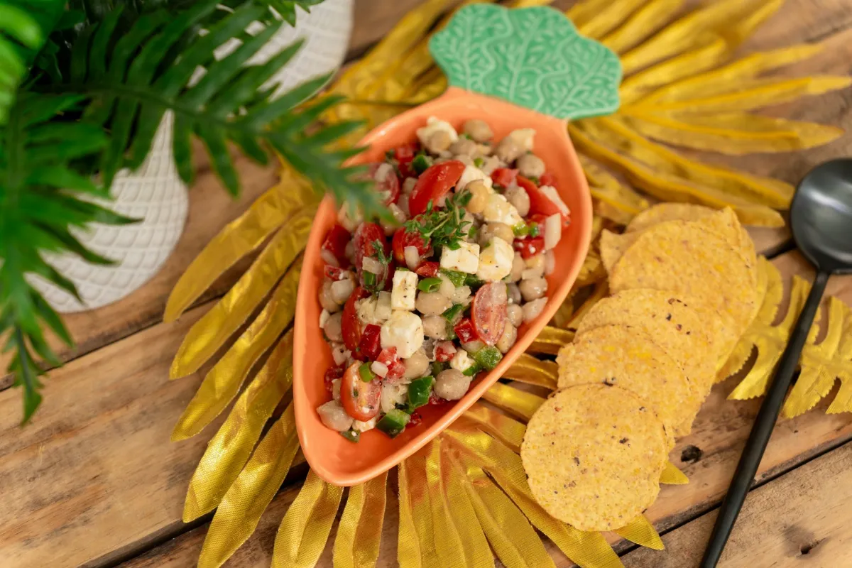 Receta de Ceviche de garbanzo