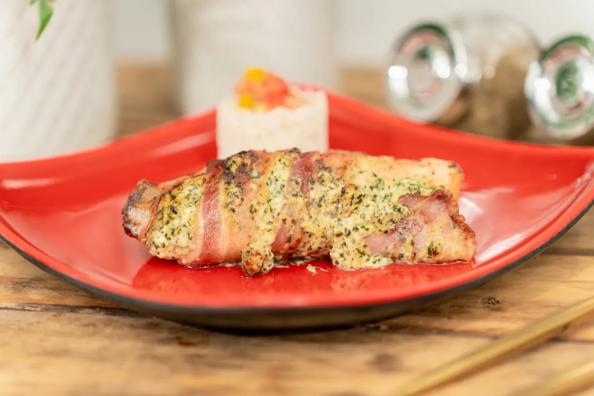 Receta de Pechuga rellena de Cream cheese