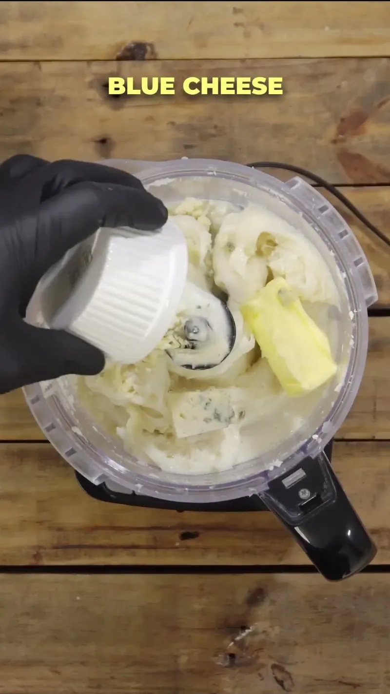 Receta de Yuca Mash con Queso Gratinado y Blue Cheese