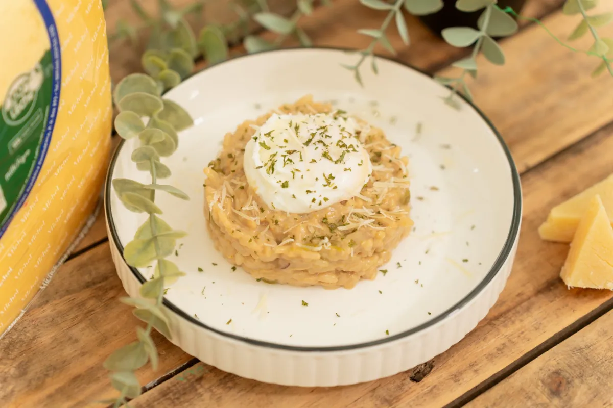 Receta de Rissotto con Queso gouda Michel