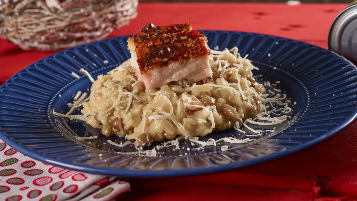 Receta de El UNICO Rissotto de guandules que no te arrepentirás de comer con el Chefs Luis