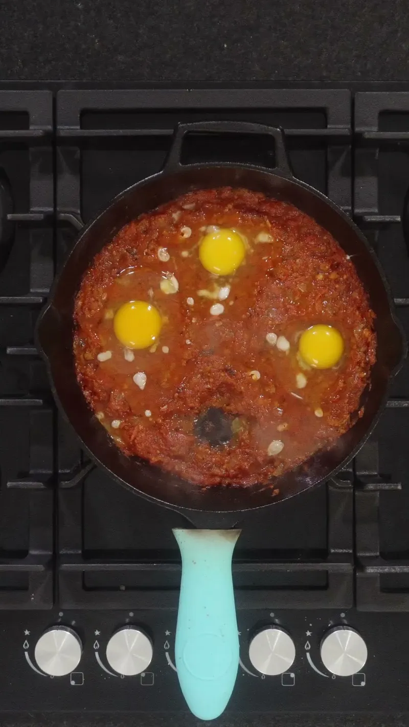 Receta de Shakshuka con Queso Brie