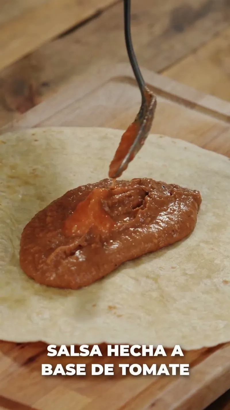 Receta de Burrito con Salsa