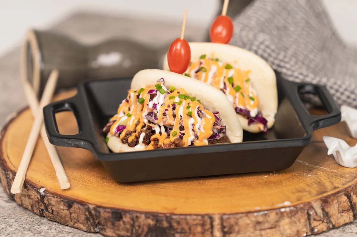 Receta de El pollo teriyaki nunca ha sido tan delicioso como en nuestros Bao Bunds.